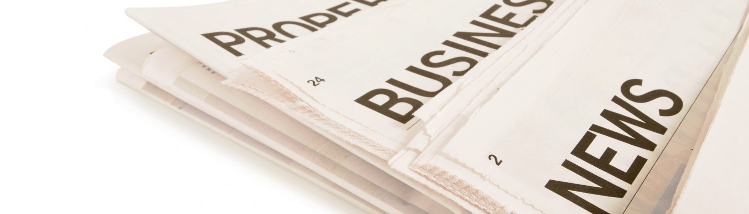 Newspaper headlines