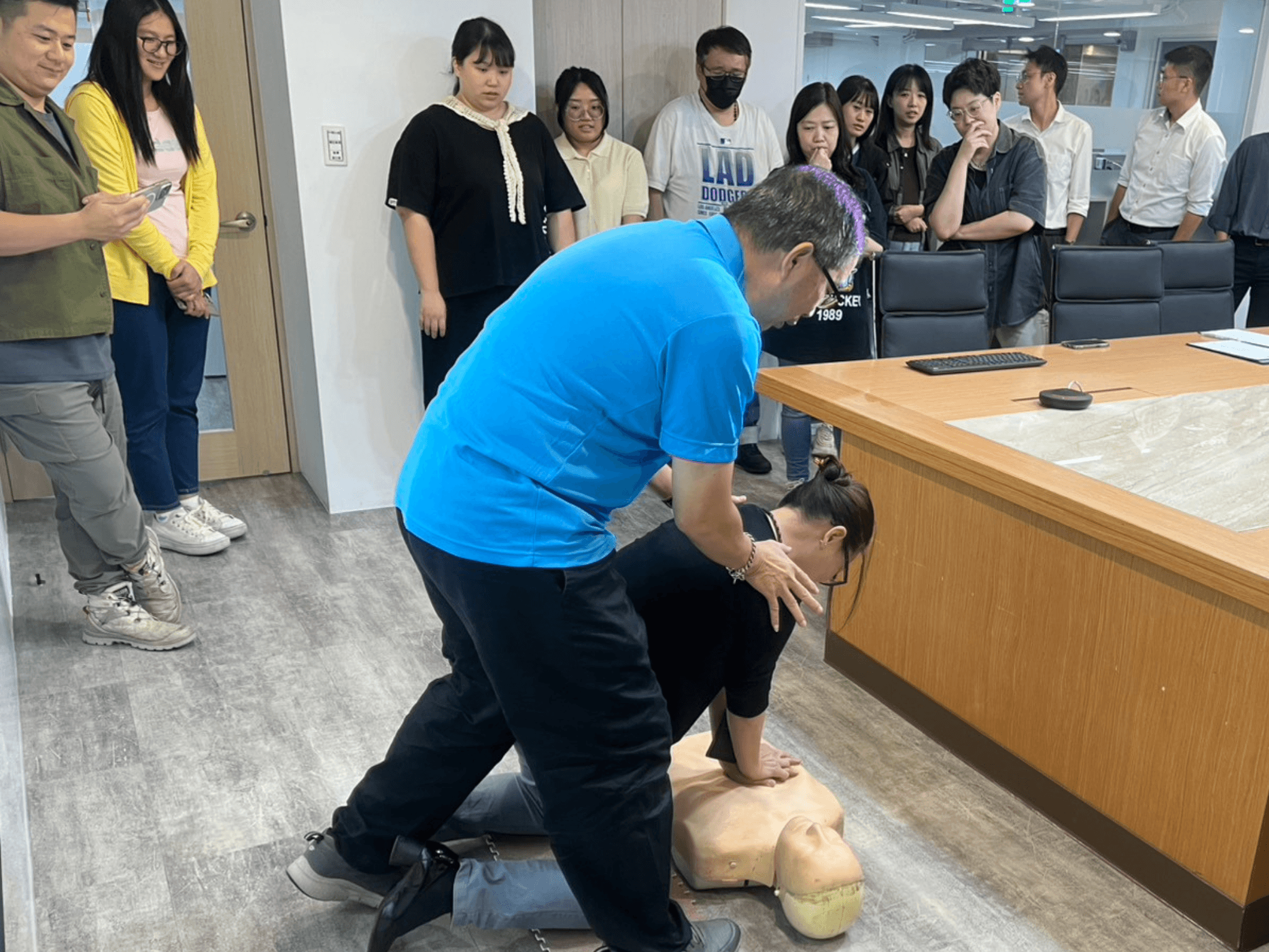 台空防災教育訓練CPR教學